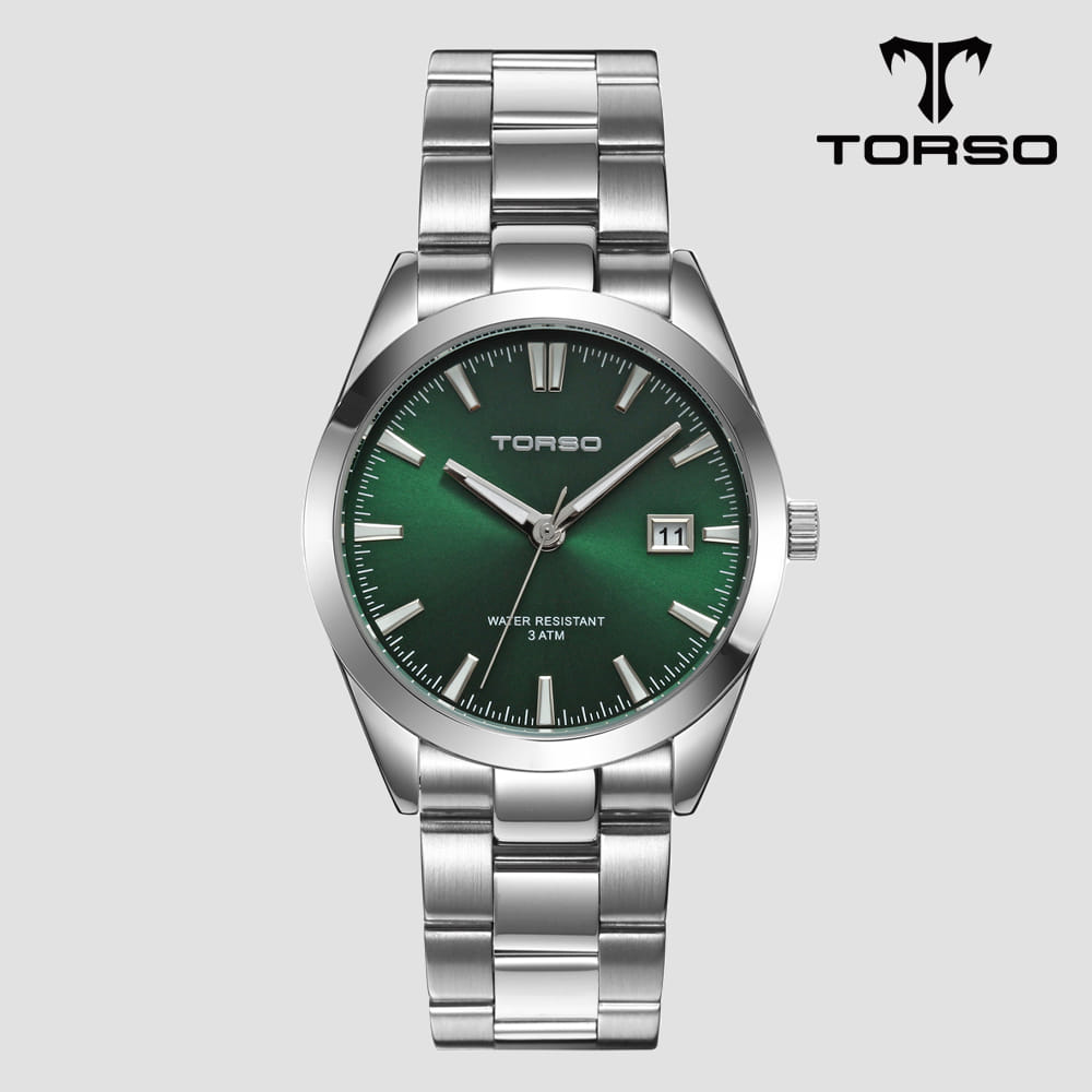 TORSO 토르소 T105M-SGS 마이다스 캘린더 워치 남성 메탈 밴드 시계
