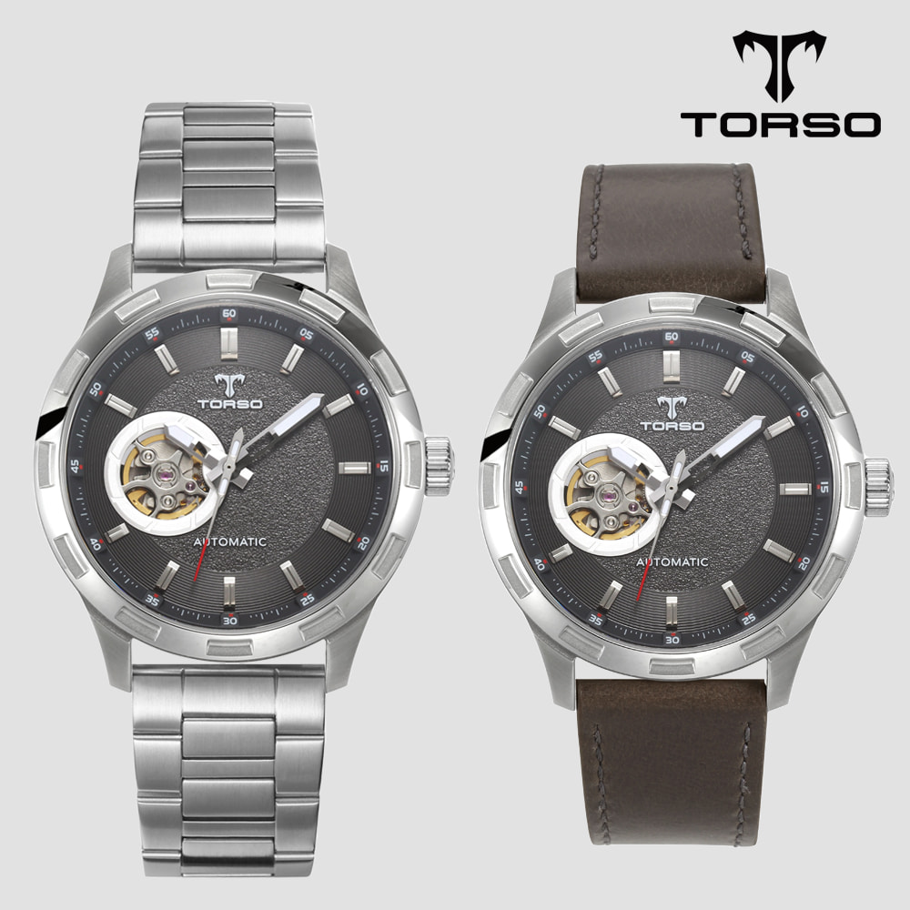 TORSO 토르소 T40M-SGS 써큘러 하트비트 오토매틱 워치 메탈 남자 시계